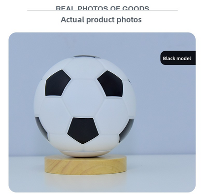 ⊙World Cup Football Lamp European Cup LED Night Light Glass Table Lamp Bedroom Study Bedside Lamp