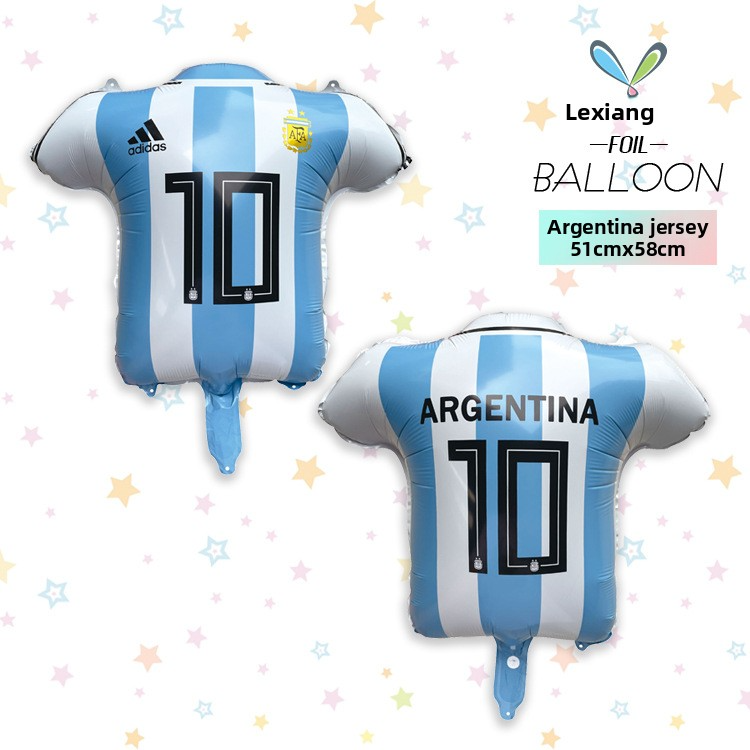 MECRLA New Cross-Border 2026 World Cup Balloon Trophy Shape Decoration Jersey Balloon European Cup