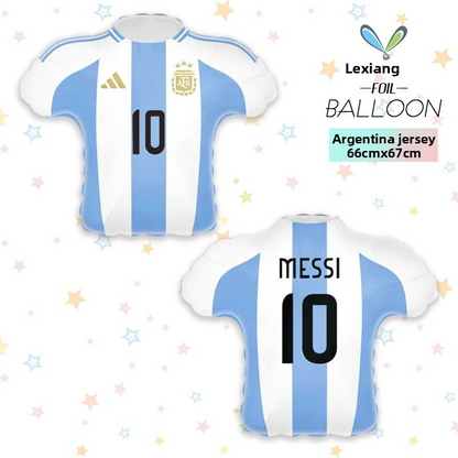 MECRLA New Cross-Border 2026 World Cup Balloon Trophy Shape Decoration Jersey Balloon European Cup