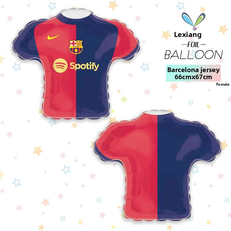 MECRLA New Cross-Border 2026 World Cup Balloon Trophy Shape Decoration Jersey Balloon European Cup