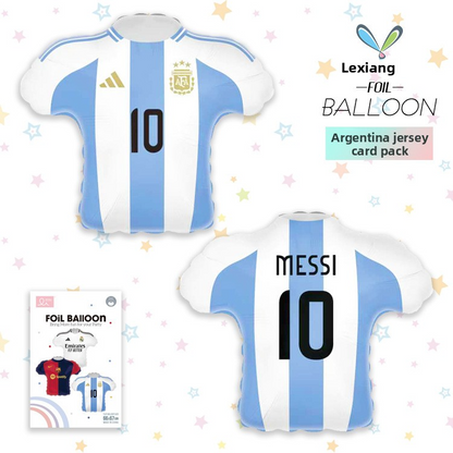MECRLA New Cross-Border 2026 World Cup Balloon Trophy Shape Decoration Jersey Balloon European Cup