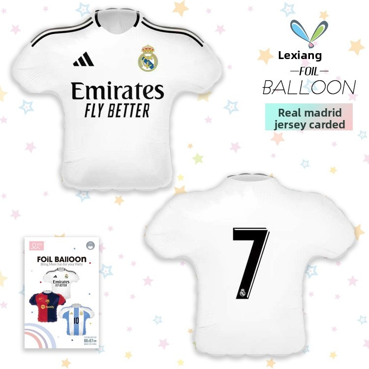 MECRLA New Cross-Border 2026 World Cup Balloon Trophy Shape Decoration Jersey Balloon European Cup