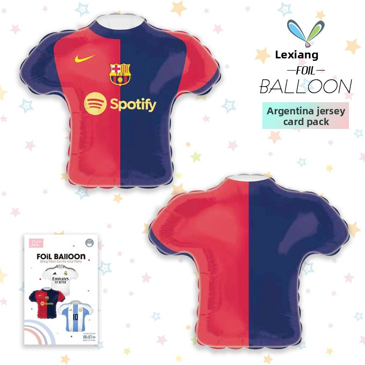 MECRLA New Cross-Border 2026 World Cup Balloon Trophy Shape Decoration Jersey Balloon European Cup