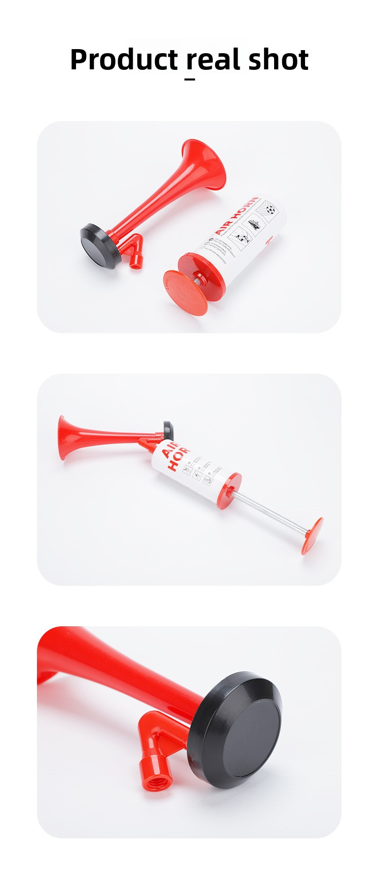 Handheld Air Horn Boat Handheld Air Horn Fan Horn Football Field Cheering Horn Eco-friendly