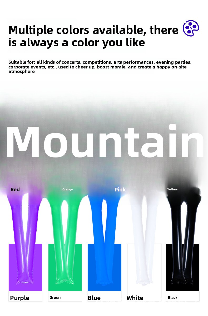 Cheer Stick, Support Stick, Balloon Stick, Inflatable Stick, Cheering Stick, Atmosphere Stick, Atmosphere Props, Inflatable Cheer Stick, Customizable